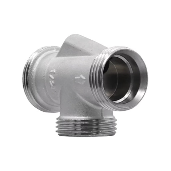 Клапан термостатический угловой 1/2"*3/4"(18) евроконус Vieir (осевой) (VR349)