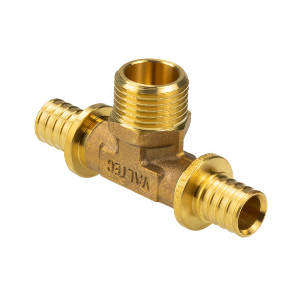 Тройник переходной 25х3/4"Нх25 Valtec PE-Xa VTm.433.G (латунь) VTm.433.G.250525