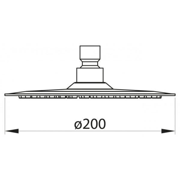 Верхний душ Belbagno сатин (BB-SLDC1-IN)