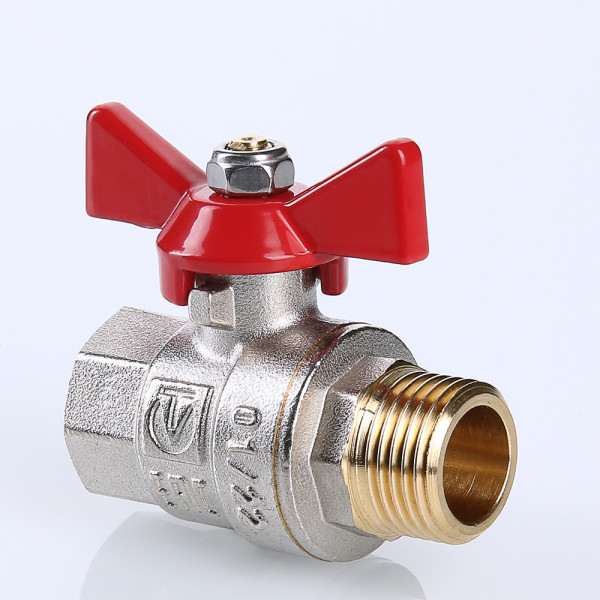 Кран 1" ВН шаровый Valtec Base (красная бабочка) VT.218.N.06