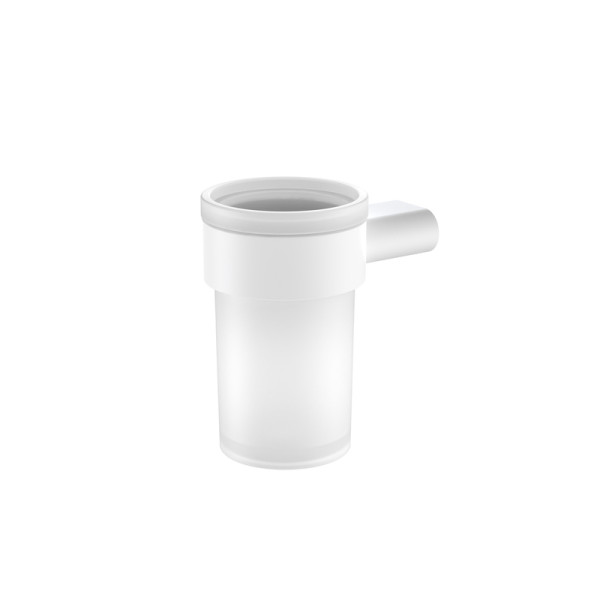 Стакан нержавеющая сталь Petite белый матовый Iddis (PETWTSGi45)