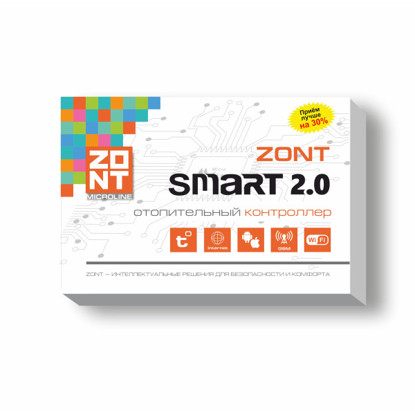 Контроллер GSM / Wi-Fi Zont Smart 2.0 (ML00004479) Контроллер GSM / Wi-Fi Zont Smart 2.0 (ML00004479)