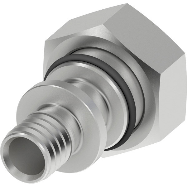 Соединение прямое с накидной гайкой TECEflex 16х3/4"(18) евроконус (никель) (7136161) Соединение прямое с накидной гайкой TECEflex 16х3/4"(18) евроконус (никель) (7136161)