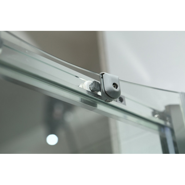 Кабина гидромассажная BandHours Cristal R 120х80 стекло прозрачное, профиль хром