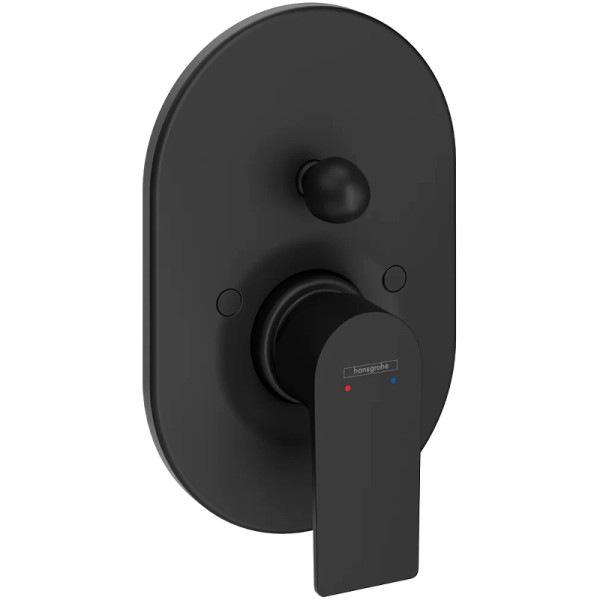 Смеситель для ванны Hansgrohe Rebris E черный (72459670) Смеситель для ванны Hansgrohe Rebris E черный (72459670)