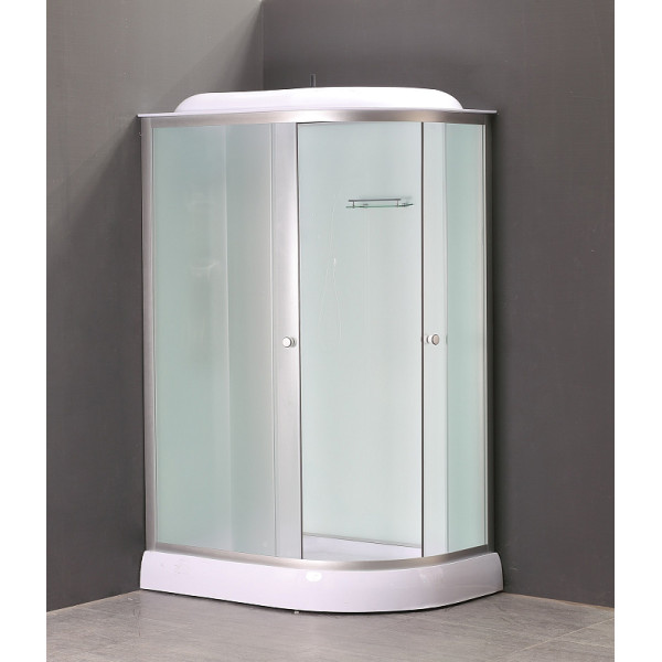 Душевая кабина Loranto 120x80x215 стекло матовое, профиль хром (CS-66121L F 120)