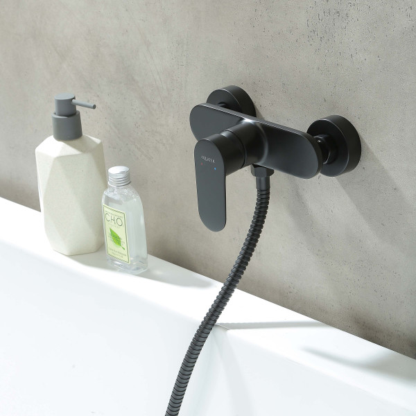 Смеситель для душа Aquatek Ника черный матовый (AQ1860MB) Смеситель для душа Aquatek Ника черный матовый (AQ1860MB)