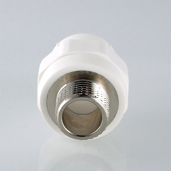 Переход PP-R 25*1/2"Н VALTEC (латунь, белый) VTp.701.0.02504 Переход PP-R 25*1/2"Н VALTEC (латунь, белый) VTp.701.0.02504