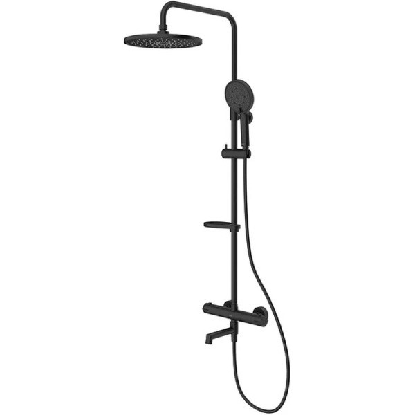Душевая система Milardo Ideal Spa черная (ILSBLTHM06)