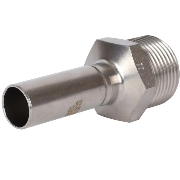 Вставка резьбовая 15х3/4"Н Rommer из нержавеющей стали (пресс) (RSS-0024-001534) Вставка резьбовая 15х3/4"Н Rommer из нержавеющей стали (пресс) (RSS-0024-001534)