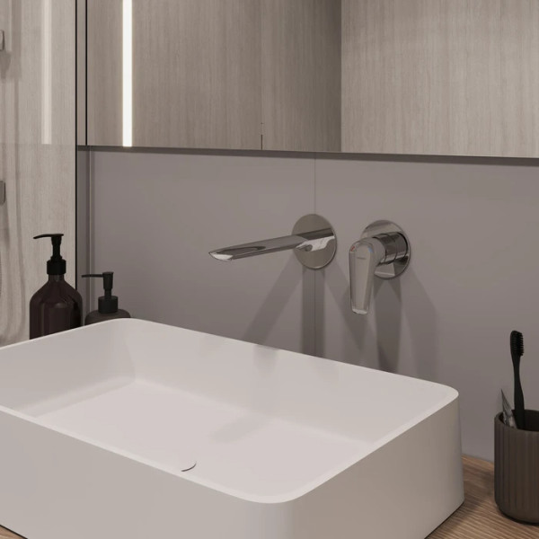 Смеситель для раковины Milardo Dale хром глянцевый (DALSB00M65)