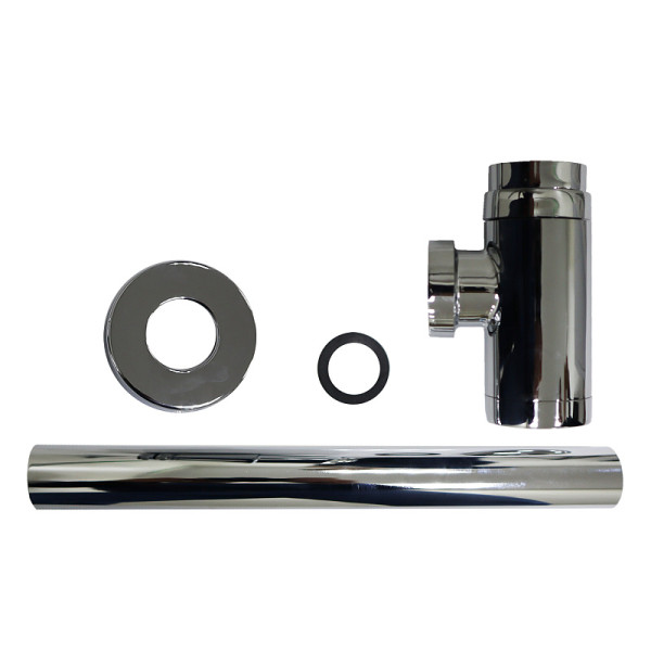 Сифон без выпуска для умывальника Azario 1 1/4" блистер хром (AZ-108-CHR)