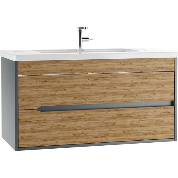 Тумба подвесная под умывальник Maria 100 Karat В2 Домино (DK3204T)