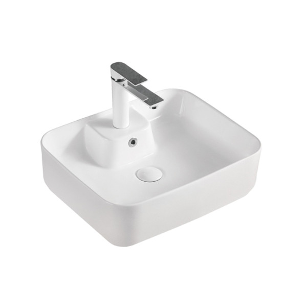 Раковина накладная Wesnaart Kubus 52х42 белая (3011-KUB13) Раковина накладная Wesnaart Kubus 52х42 белая (3011-KUB13)