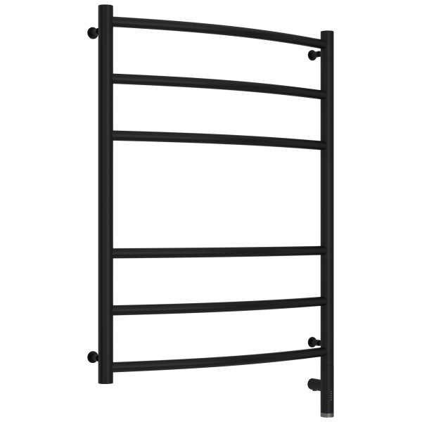 Полотенцесушитель электрический Сунержа Галант 3.0 800x600 провод справа матовый чёрный (31-5801-8060)