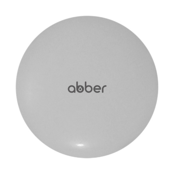 Накладка на слив для раковины Abber светло-серая матовая, керамика (AC0014MLG) Накладка на слив для раковины Abber светло-серая матовая, керамика (AC0014MLG)