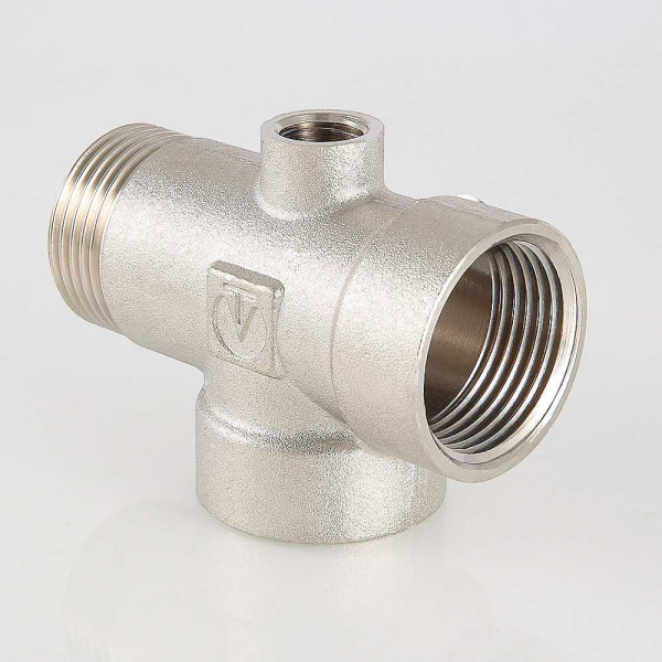 Соединение пятиходовое 1"*80 мм. Valtec (никель) (VTr.600.N.06080) Соединение пятиходовое 1"*80 мм. Valtec (никель) (VTr.600.N.06080)