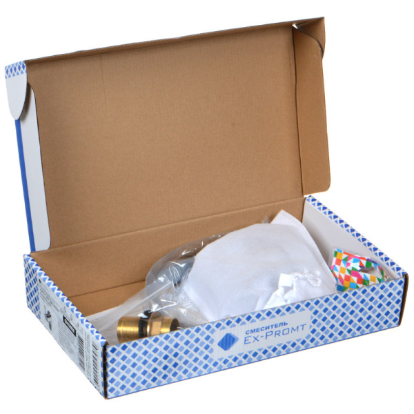 Смеситель для кухни Ex-promt Kitchen с гибким изливом, хром (Ex125.4-11 gray)