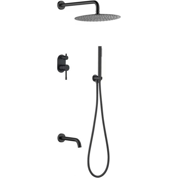Душевая система Boheme Uno B (черный) (464-2-B)