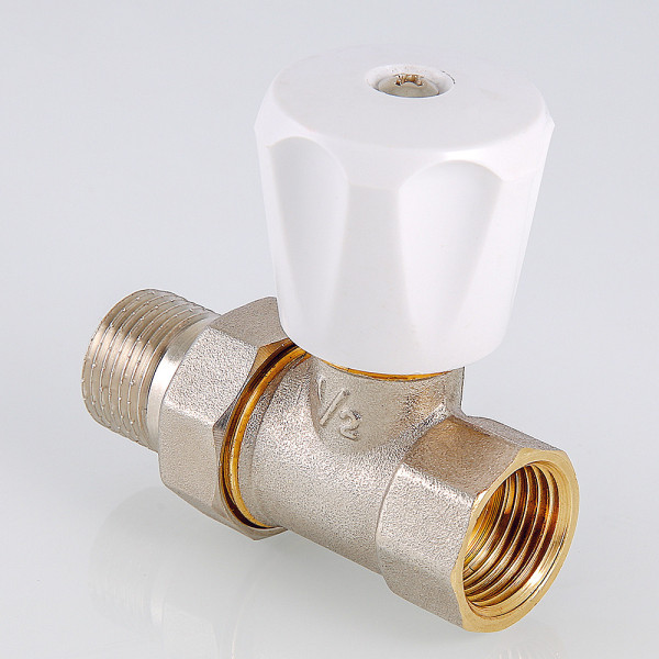 Клапан регулировочный прямой 1/2" Valtec VT.008.LN (компактный) (VT.008.LN.04)