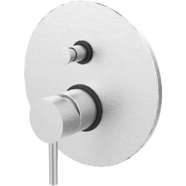 Смеситель для ванны и душа Paffoni Light с внутренней частью, хром (LIG015ST)