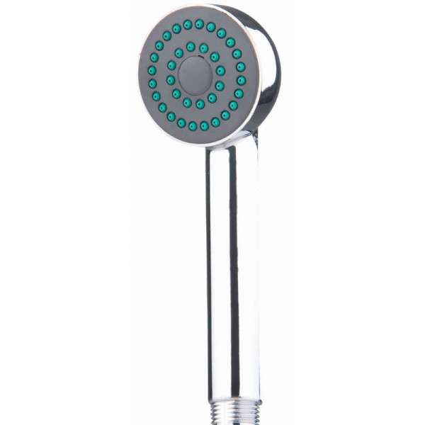 Душевая лейка Melodia 1 функция d61 хром/зеленый (MKP20428P)