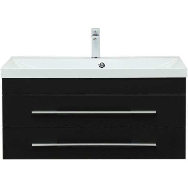 Тумба подвесная Aquanet Верона 90 New черный матовый (00272429)