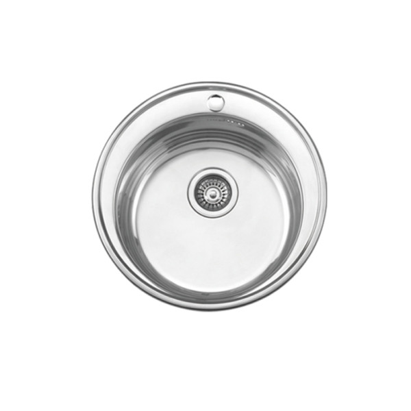 Мойка врезная Ledeme 510x170 (0,6мм) выпуск 3 1/2" матовая (L75151-6)