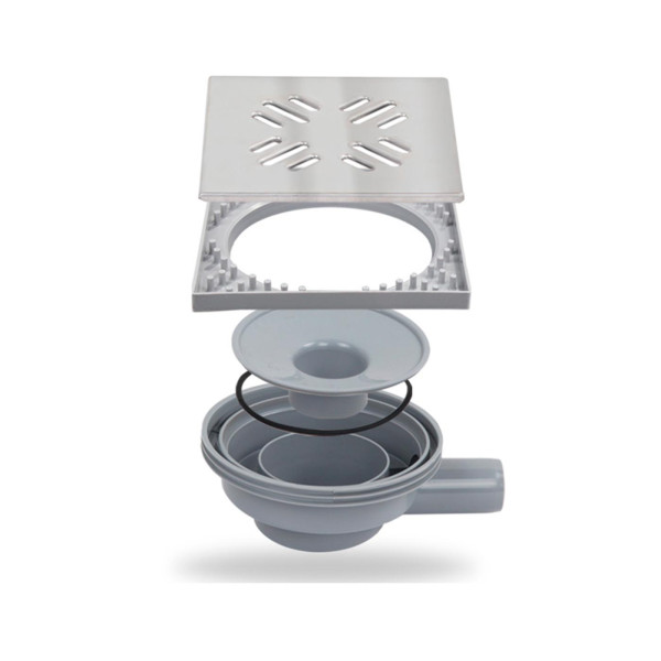 Трап для душа Metaleks горизонтальный 32мм с решеткой Linea 1 мм (03.27) Трап для душа Metaleks горизонтальный 32мм с решеткой Linea 1 мм (03.27)