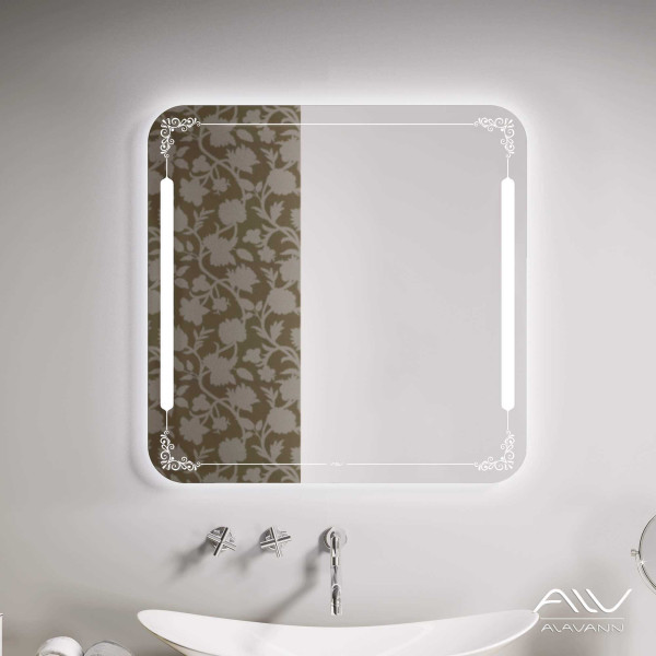 Зеркало с подсветкой Alavann Vintage 70