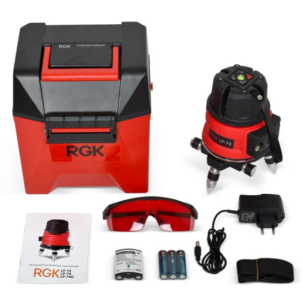 Уровень лазерный RGK LP-74 + штатив RGK LET-170 (779012) Уровень лазерный RGK LP-74 + штатив RGK LET-170 (779012)