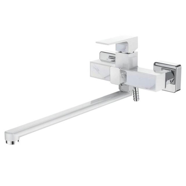 Смеситель для ванны и душа Ledeme белый (L2273W) Смеситель для ванны и душа Ledeme белый (L2273W)