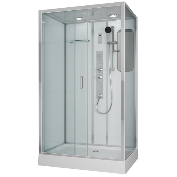 Душевая кабина Niagara с гидромассажем Premium 1200*800*2100 стекло прозрачное, профиль хром (NG-6012-01GQL) Душевая кабина Niagara с гидромассажем Premium 1200*800*2100 стекло прозрачное, профиль хром (NG-6012-01GQL)