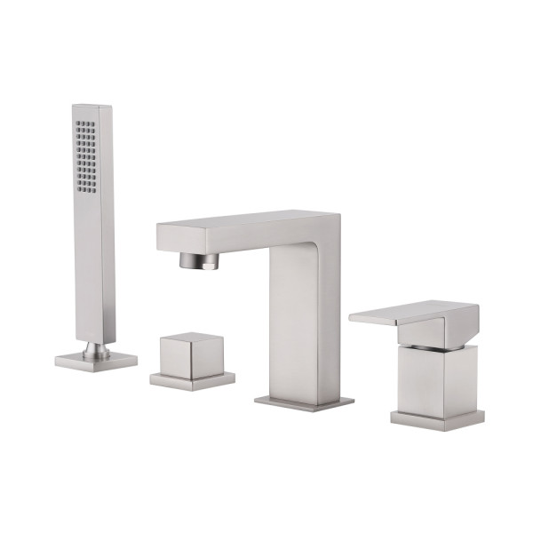 Смеситель на борт ванны Abber Daheim золото (AF8213SP)