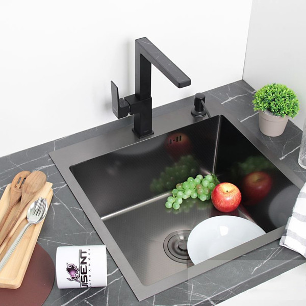 Смеситель для кухни Ledeme черный (L4073B) Смеситель для кухни Ledeme черный (L4073B)