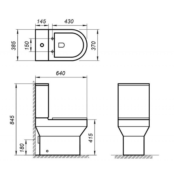 Унитаз-компакт BelBagno Norma безободковый (BB339CPR/BB2111SC)