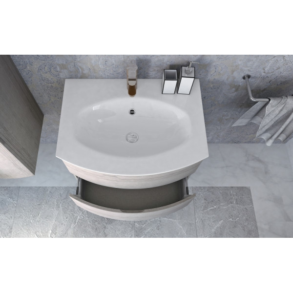 Тумба подвесная Cezares Vague 69x55 Bianco Lucido (44220) Тумба подвесная Cezares Vague 69x55 Bianco Lucido (44220)