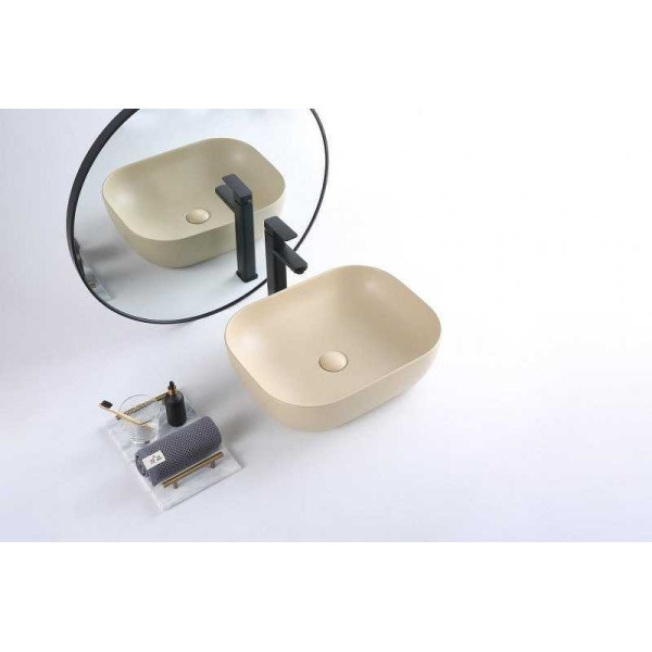 Раковина накладная BelBagno бежевая (BB1302-H316) Раковина накладная BelBagno бежевая (BB1302-H316)