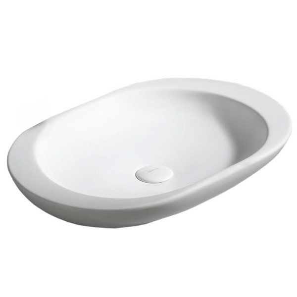 Раковина накладная Azario Light 59x10x40 белая (AZ-4542) Раковина накладная Azario Light 59x10x40 белая (AZ-4542)