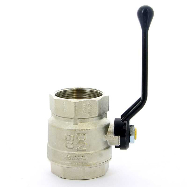 Кран Bugatti 2" ВВ шаровый Arizona 600 (черная ручка) (06000123)