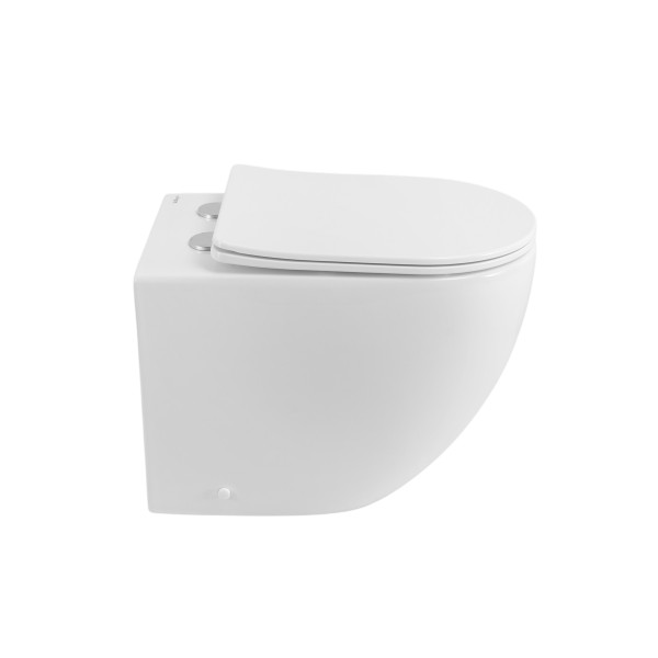 Унитаз приставной BelBagno Сфера-Р безободковый с сиденьем soft close белый (BB2141CB-TOR/SC) Унитаз приставной BelBagno Сфера-Р безободковый с сиденьем soft close белый (BB2141CB-TOR/SC)