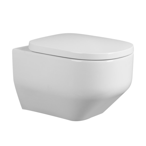 Унитаз подвесной Abber Bequem 390x520x350 белый (AC1218) Унитаз подвесной Abber Bequem 390x520x350 белый (AC1218)