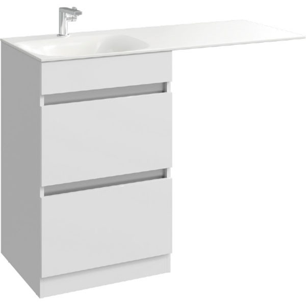 Тумба напольная Aqwella Forma 1150x500x870 белый (FOR01052)