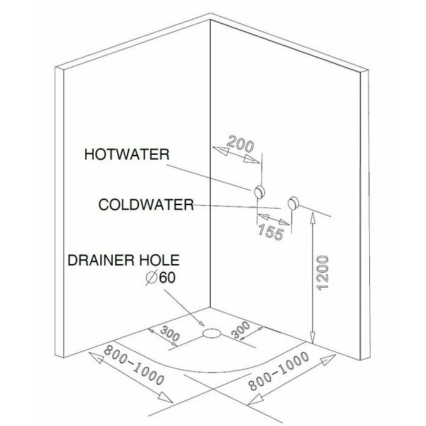 Душевая кабина Loranto Sunway 100x100 стекло прозрачное, профиль хром (CS-6611 G, 100*100*215)