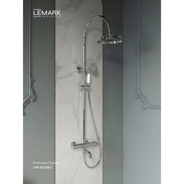 Душевая система Lemark PUSHKIN хром (LMF-8626B-C) Душевая система Lemark PUSHKIN хром (LMF-8626B-C)