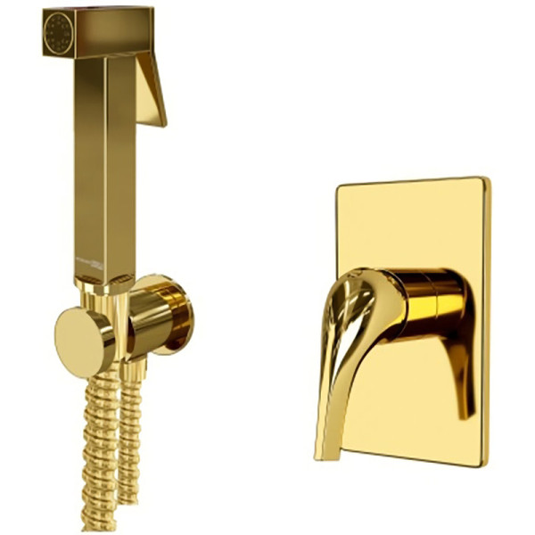 Смеситель для биде WasserKRAFT золотой (А71097) Смеситель для биде WasserKRAFT золотой (А71097)