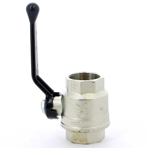 Кран Bugatti 1 1/2" ВВ шаровый Oregon 300 (черная ручка) (03000187)