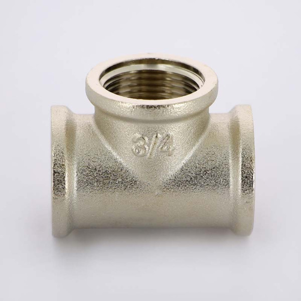 Тройник 3/4" Uni-Fitt (никель) 615N3330