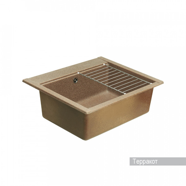Мойка для кухни врезная Aquaton Делия 60 517x602x218 терракот (1.A715.2.32L.D27.0) Мойка для кухни врезная Aquaton Делия 60 517x602x218 терракот (1.A715.2.32L.D27.0)
