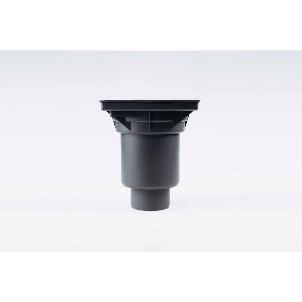 Трап нерегулируемый Fachmann Т 606 PNsP 241x241 вертикальный выпуск DN 110/160 с корзинкой и незамерзающим гидрозатвором, решетка чугунная, пластиковы